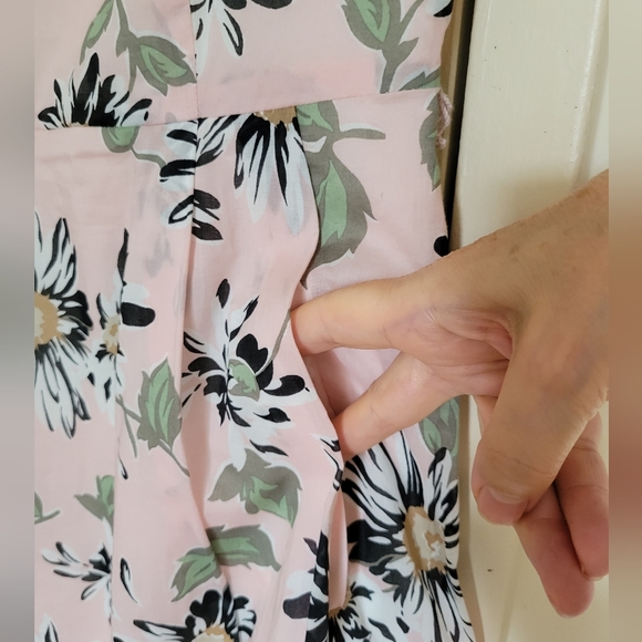 🌟Host Pick🌟 Anne Klein A-Line Print Cotton Floral Dress Size 12 - Picture 6 of 14